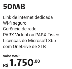 Produtividade e Segurança com o Conecta+ Aumente a produtividade da sua empresa com o Conecta+, a plataforma de comunicação empresarial que oferece segurança de ponta. Com criptografia avançada e um painel de gestão completo, você garante que todas as comunicações sejam protegidas e acessíveis somente para sua equipe. A Claro Empresas proporciona tecnologia confiável para o sucesso do seu negócio.  Palavras-chave: segurança empresarial, produtividade corporativa, Conecta+, criptografia avançada, Claro Empresas, soluções para negócios.